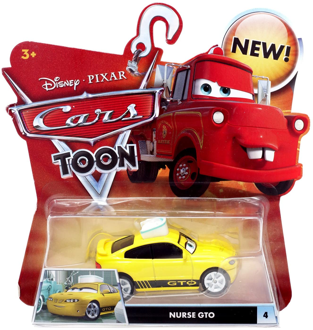 Amazon.com: NURSE GTO #4 Disney / Pixar CARS 1:55 Scale Cars Toon